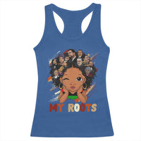 Black African Girl Racerback Tank Top Black History Month Juneteenth Gift Afro Empowerment - Wonder Print Shop