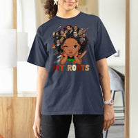 Black African Girl T Shirt For Women Black History Month Juneteenth Gift Afro Empowerment - Wonder Print Shop