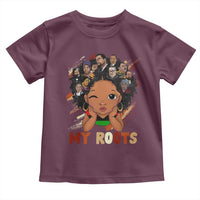 Black African Girl Toddler T Shirt Black History Month Juneteenth Gift Afro Empowerment - Wonder Print Shop