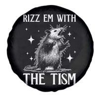 Funny Autism Opossum Spare Tire Cover Rizz Em With The Tism Meme Autistic ASD