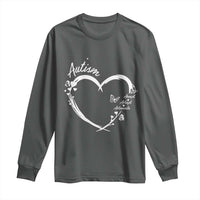 Autism Awareness Adaptation Long Sleeve Shirt Accept Adapt Advocate Love Heart