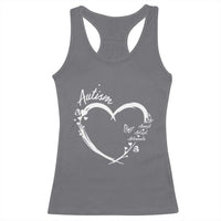 Autism Awareness Adaptation Racerback Tank Top Accept Adapt Advocate Love Heart