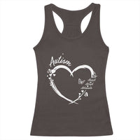 Autism Awareness Adaptation Racerback Tank Top Accept Adapt Advocate Love Heart