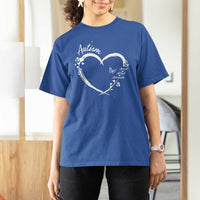 Autism Awareness Adaptation T Shirt For Women Accept Adapt Advocate Love Heart