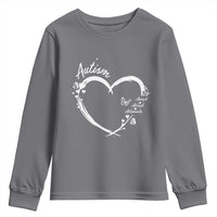 Autism Awareness Adaptation Youth Sweatshirt Accept Adapt Advocate Love Heart