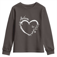 Autism Awareness Adaptation Youth Sweatshirt Accept Adapt Advocate Love Heart