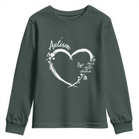 Autism Awareness Adaptation Youth Sweatshirt Accept Adapt Advocate Love Heart