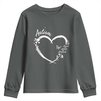 Autism Awareness Adaptation Youth Sweatshirt Accept Adapt Advocate Love Heart