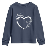 Autism Awareness Adaptation Youth Sweatshirt Accept Adapt Advocate Love Heart