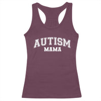 Autism Mama Racerback Tank Top Autistic Mom Blessed