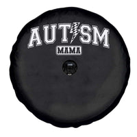 Autism Mama Lightning Bolt Checkered Spare Tire Cover Autistic Mom Blessed
