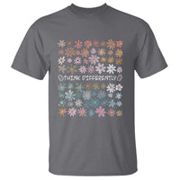 Autism Awareness T Shirt Think Differently Neurodiversity Sped Teacher