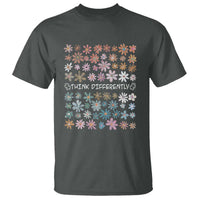 Autism Awareness T Shirt Think Differently Neurodiversity Sped Teacher