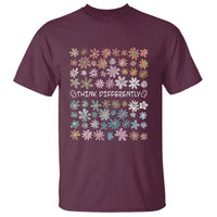Autism Awareness T Shirt Think Differently Neurodiversity Sped Teacher