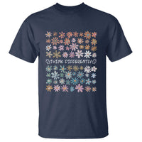 Autism Awareness T Shirt Think Differently Neurodiversity Sped Teacher