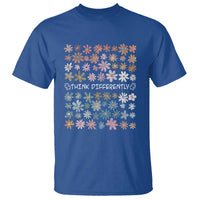 Autism Awareness T Shirt Think Differently Neurodiversity Sped Teacher