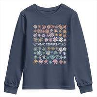 Autism Awareness Youth Sweatshirt Think Differently Neurodiversity Sped Teacher