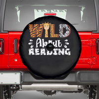 Wild About Reading Spare Tire Cover Cute Animal Print Reading Lover Kids Teachers