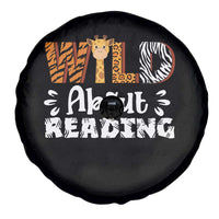 Wild About Reading Spare Tire Cover Cute Animal Print Reading Lover Kids Teachers