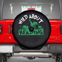 Wild About Reading Spare Tire Cover Cute Safari Animal Reading Shirt Preschool Kindergarten