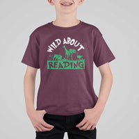 Wild About Reading T Shirt For Kid Cute Safari Animal Reading Shirt Preschool Kindergarten