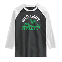 Wild About Reading Raglan Shirt Cute Safari Animal Reading Shirt Preschool Kindergarten