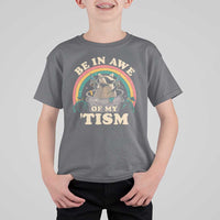 Autism Funny Be In Awe Of My 'Tism Meme Autistic Raccoon T Shirt For Kid