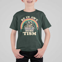 Autism Funny Be In Awe Of My 'Tism Meme Autistic Raccoon T Shirt For Kid