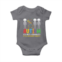 Autism Awareness Baby Onesie Skeleton Dabbing Autistic Kids