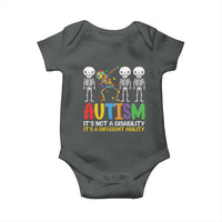 Autism Awareness Baby Onesie Skeleton Dabbing Autistic Kids
