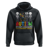 Autism Awareness Hoodie Skeleton Dabbing Autistic Kids