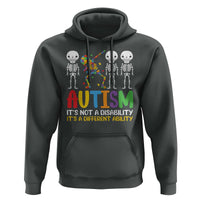 Autism Awareness Hoodie Skeleton Dabbing Autistic Kids
