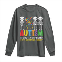 Autism Awareness Long Sleeve Shirt Skeleton Dabbing Autistic Kids