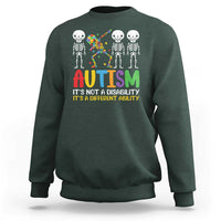 Autism Awareness Sweatshirt Skeleton Dabbing Autistic Kids