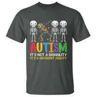 Autism Awareness T Shirt Skeleton Dabbing Autistic Kids