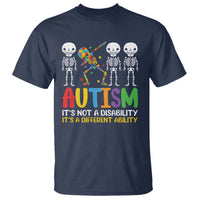 Autism Awareness T Shirt Skeleton Dabbing Autistic Kids