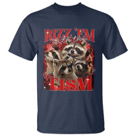 Autism Funny T Shirt Rizz Em With The Tism Meme Autistic Racoon