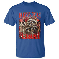 Autism Funny T Shirt Rizz Em With The Tism Meme Autistic Racoon