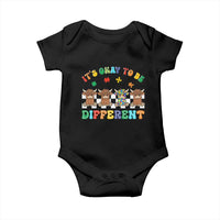 It’s Okay To Be Different Autism Awareness Baby Onesie Autistic Cow Positivity Vibe