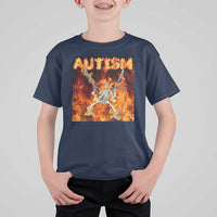 Autism Skeleton Meme T Shirt For Kid