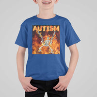Autism Skeleton Meme T Shirt For Kid