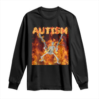 Autism Skeleton Meme Long Sleeve Shirt
