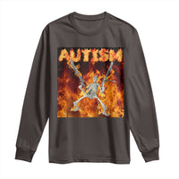 Autism Skeleton Meme Long Sleeve Shirt