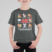 I Will Read Books On A Boat & Everywhere Reading Gifts T Shirt For Kid