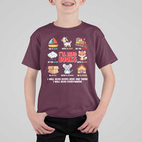 I Will Read Books On A Boat & Everywhere Reading Gifts T Shirt For Kid