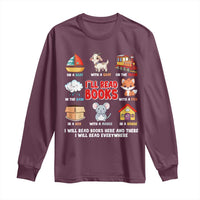 I Will Read Books On A Boat & Everywhere Reading Gifts Long Sleeve Shirt