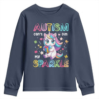 Autism Awareness Unicorn Youth Sweatshirt For Autism Mom Girls