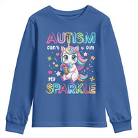 Autism Awareness Unicorn Youth Sweatshirt For Autism Mom Girls