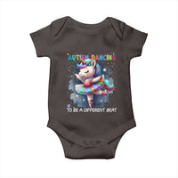 Autism Awareness Unicorn Baby Onesie Ballet Dancing To A Different Beat