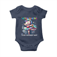 Autism Awareness Unicorn Baby Onesie Ballet Dancing To A Different Beat